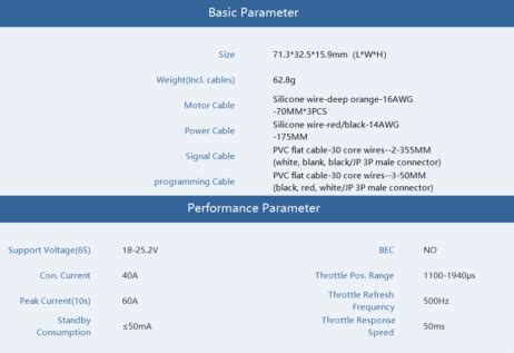 alpha 60a spec sheet